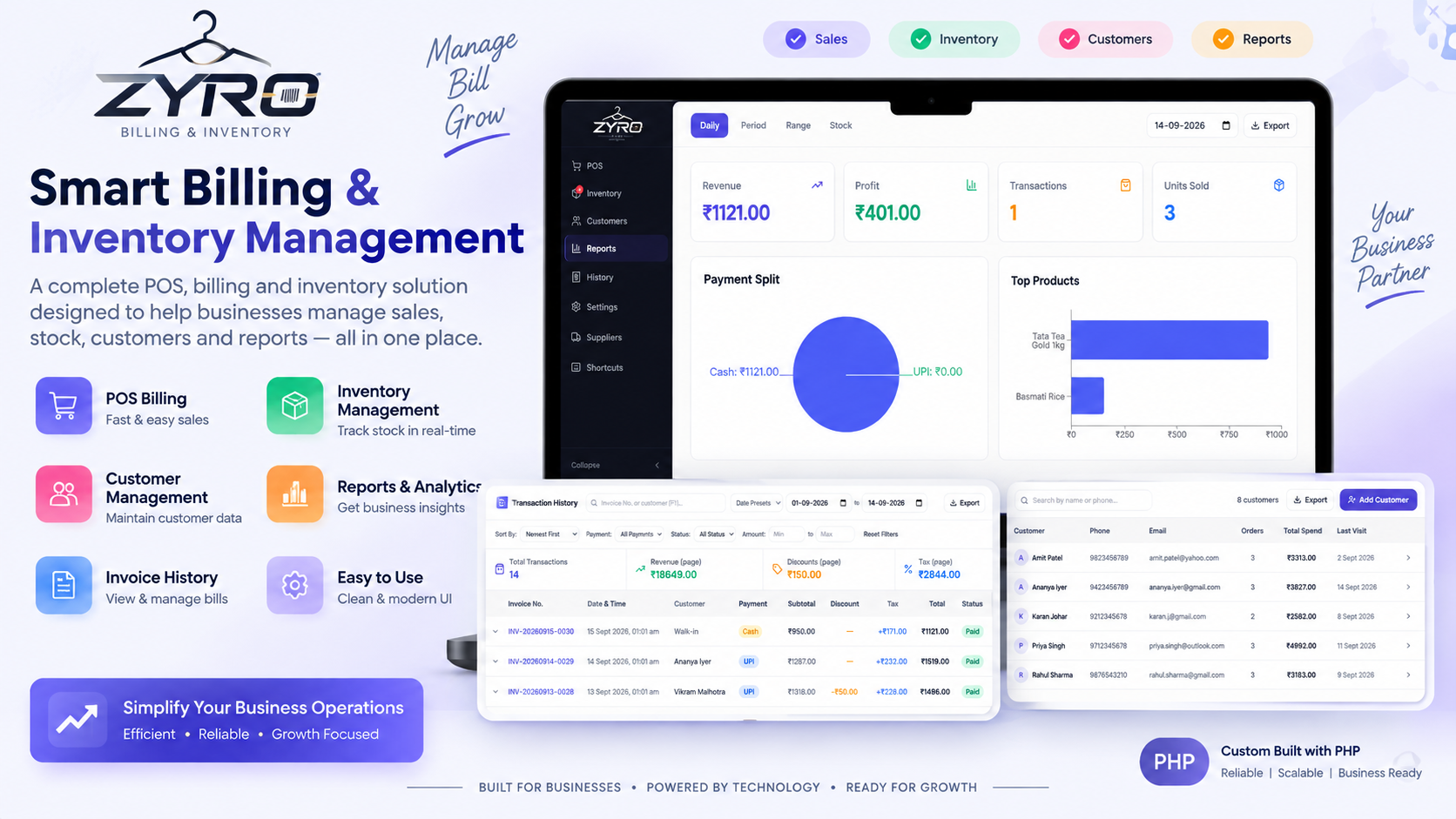 Offline Billing & Inventory Management Software